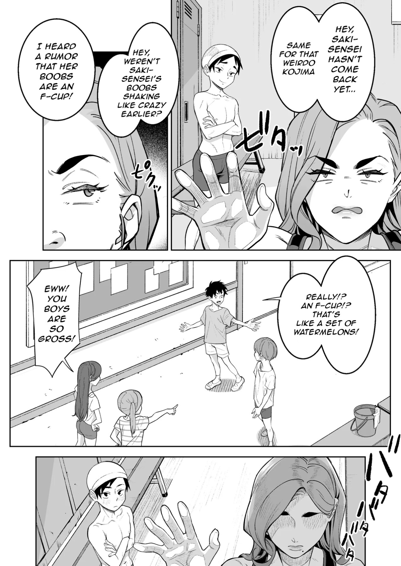 Hentai Manga Comic-Swapping with the Teacher at the Pool-Read-8